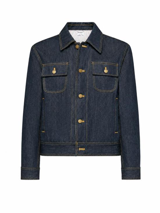 26FW 톰브라운 셀비지 데님 백스트랩 유틸리티 재킷 MJO256S F1101 415 DENIM DOM