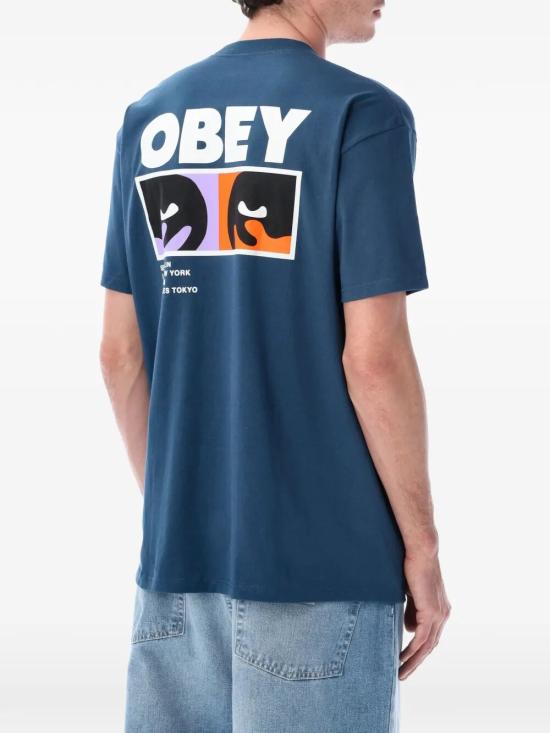 26SS 오베이 반팔 티셔츠 165264344 HBU HARBOR BLUE - OBEY