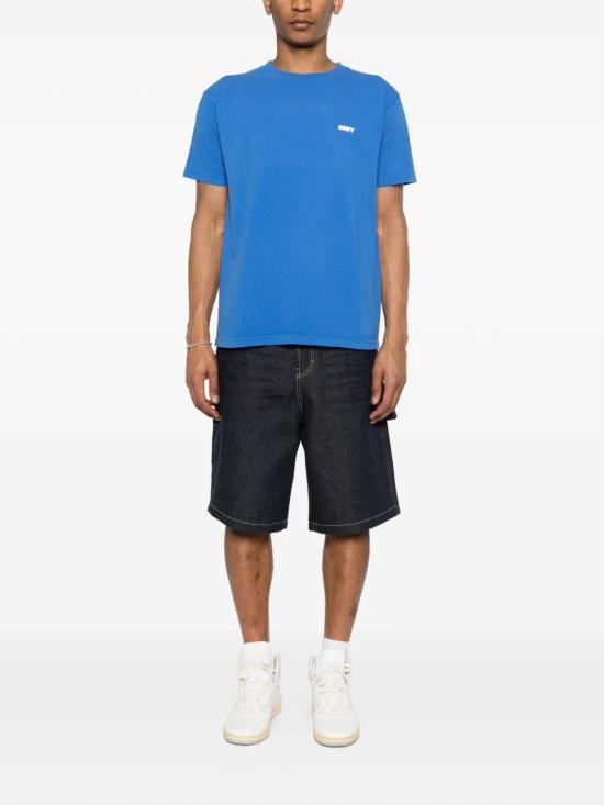 26SS 오베이 반팔 티셔츠 167924099 EID PIGMENT ELECTRIC INDIGO - OBEY