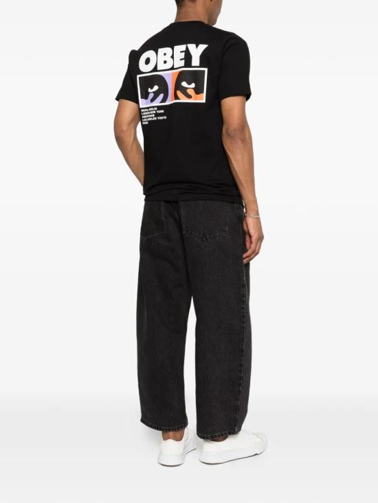 26SS 오베이 반팔 티셔츠 165264344 BLK BLACK - OBEY
