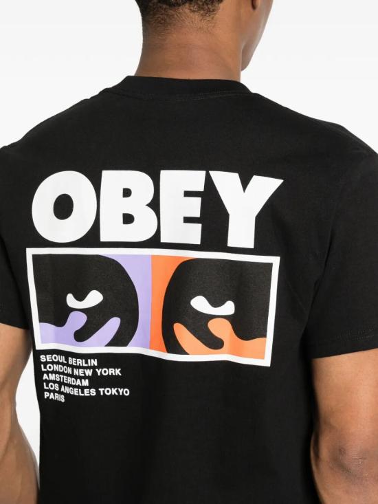 26SS 오베이 반팔 티셔츠 165264344 BLK BLACK - OBEY