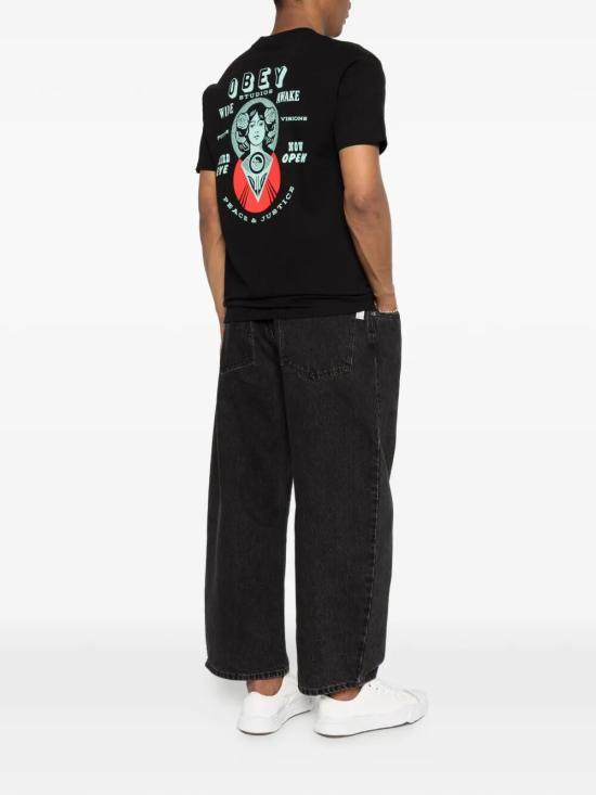 26SS 오베이 반팔 티셔츠 165264330 BLK BLACK - OBEY