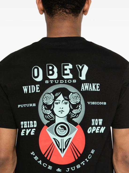 26SS 오베이 반팔 티셔츠 165264330 BLK BLACK - OBEY