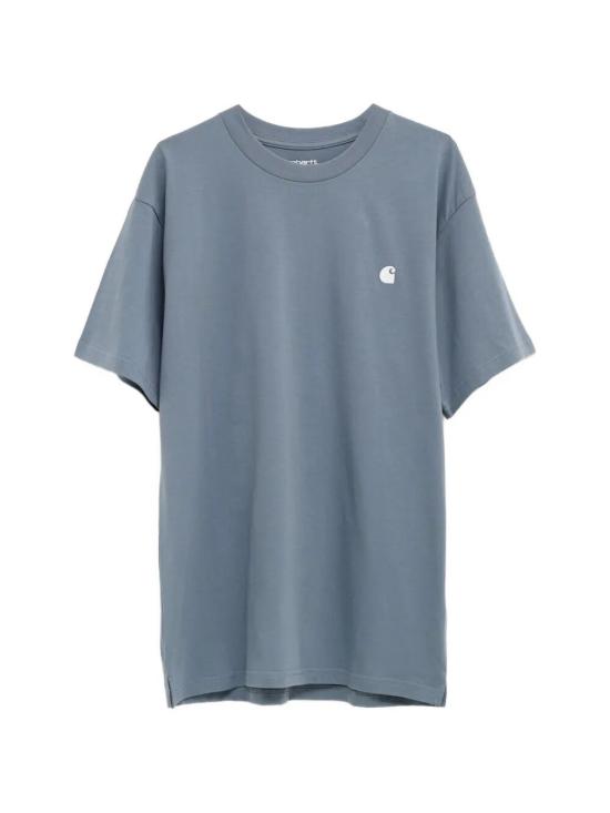 26SS 칼하트 WIP 숏슬리브 매디슨 티셔츠 I033000 3PPXX VELVET BLUE WHITE