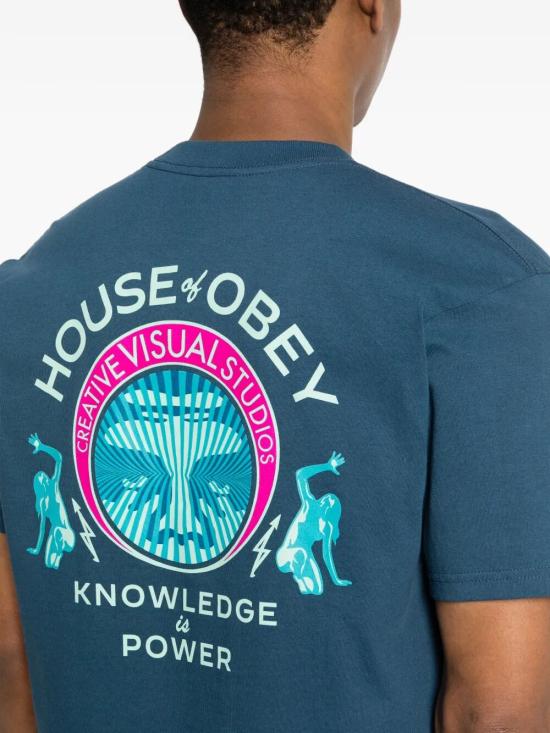 26SS 오베이 반팔 티셔츠 165264298 HBU HARBOR BLUE - OBEY