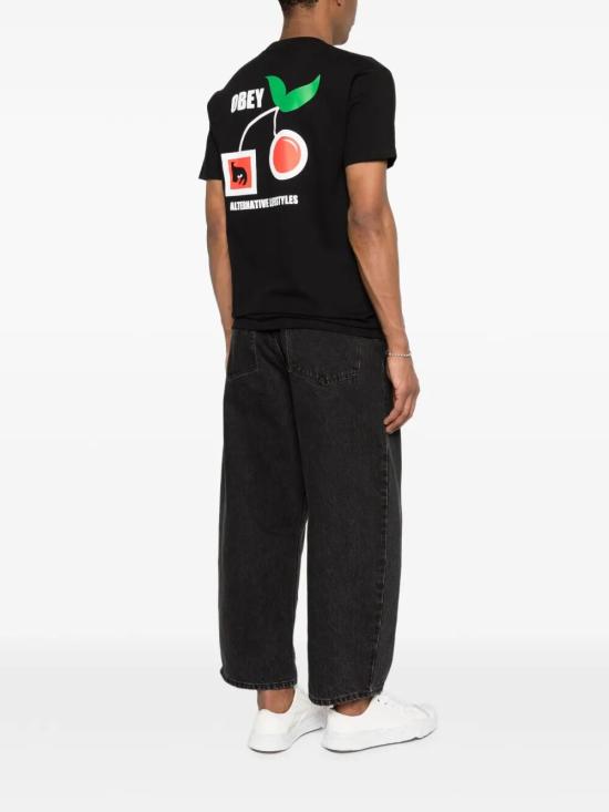 26SS 오베이 반팔 티셔츠 165264350 BLK BLACK - OBEY