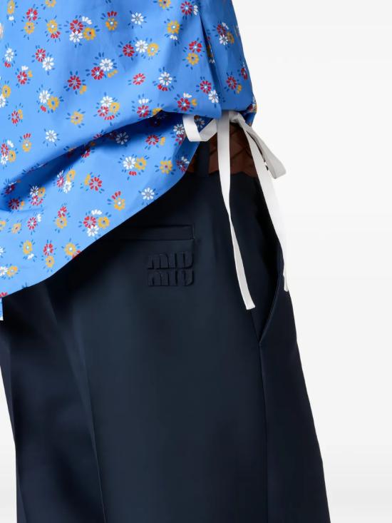 26SS 미우미우 스트레이트 팬츠 MP1990 12I1F0124 Blue - MIU MIU