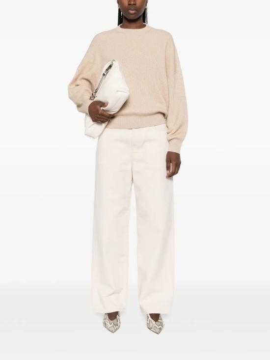 26SS 브루넬로 쿠치넬리 긴팔 티셔츠 M1E224710CMD84 Beige - BRUNELLO CUCINELLI