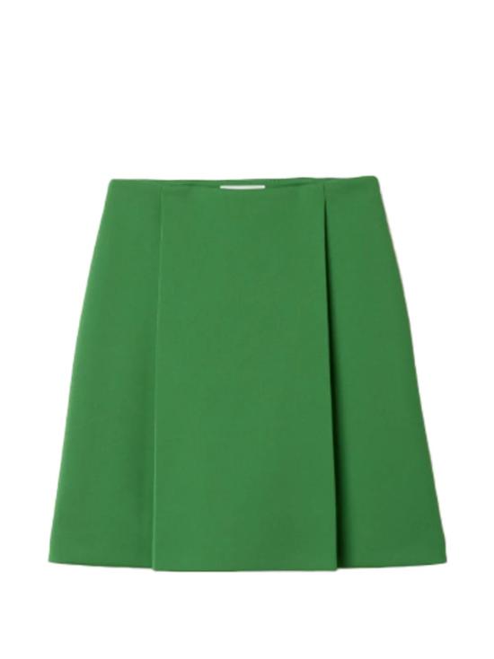 26SS 미우미우 테크니컬 저지 스커트 MG2679 14OAF0089 Green