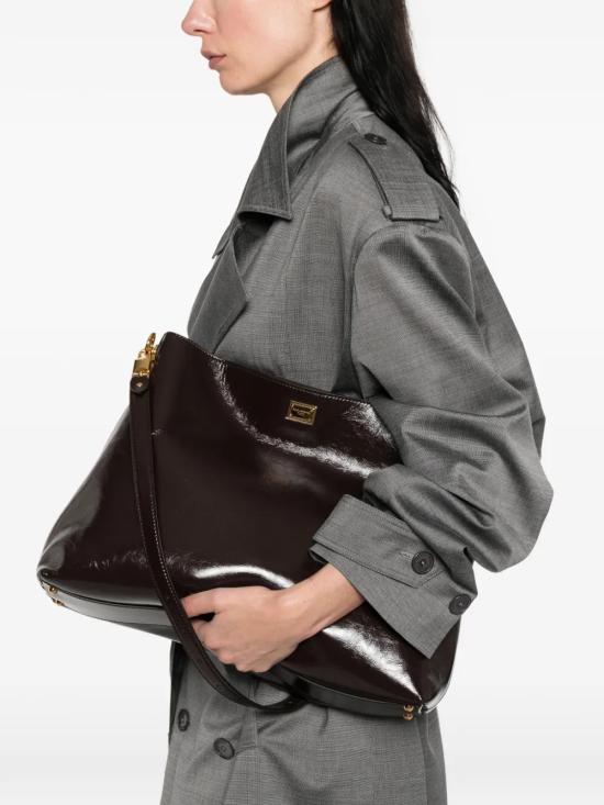 26SS 돌체앤가바나 Large Vittoria calfskin 숄더백 BB7942 AZ0008H042 Brown - DOLCE & GABBANA