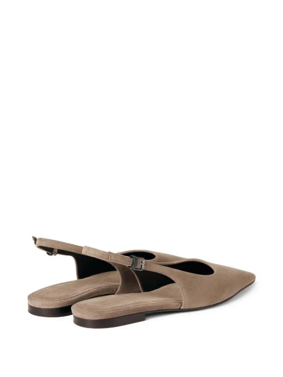 26SS 브루넬로 쿠치넬리 플랫 슈즈 MZSFC3178C8849 Beige - BRUNELLO CUCINELLI