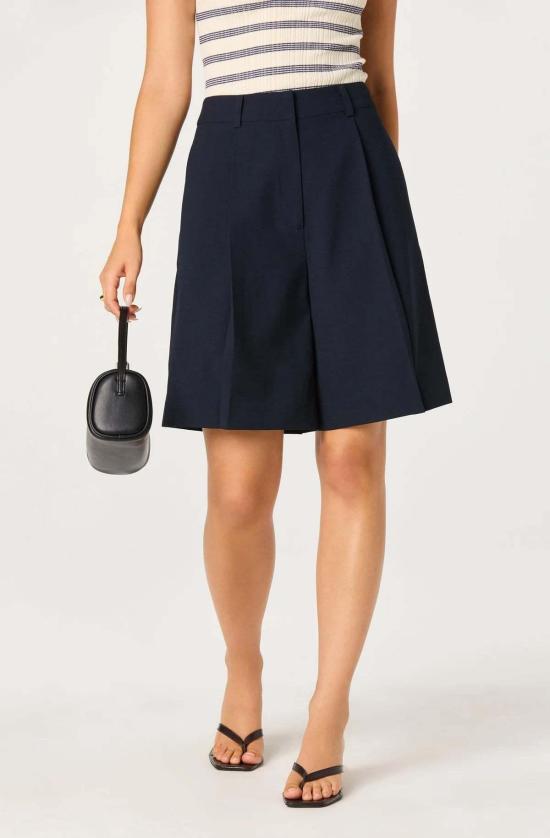  아스트라 더 라벨 숏팬츠 Astr The Label Quillie 플리츠 버뮤다 쇼츠