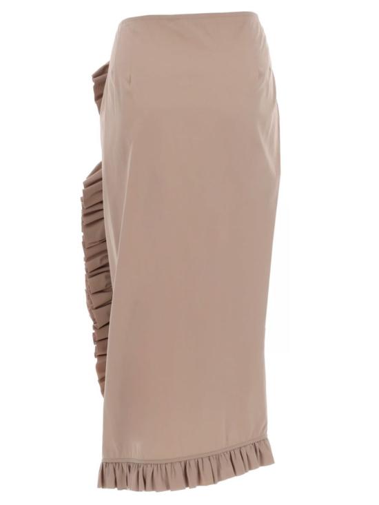  드리스 반 노튼 미디 스커트 Dries Van Noten 시나  파우더 - DRIES VAN NOTEN