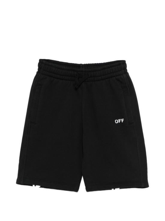 26SS [키즈] 오프화이트 쇼츠/버뮤다 44BCI001S26F003001 BLACK Black