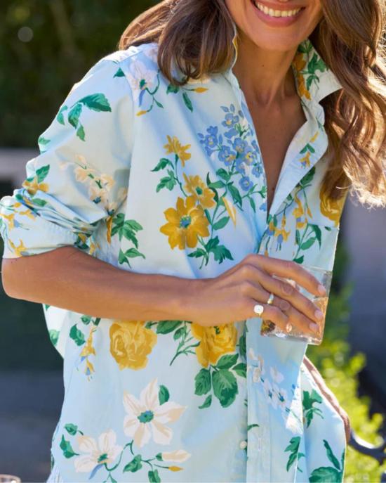  프랭크 앤 에일린 탑 프랭크 & 아일린 아일린 릴렉스 버튼업 셔츠 스프링 부케 - FRANK & EILEEN