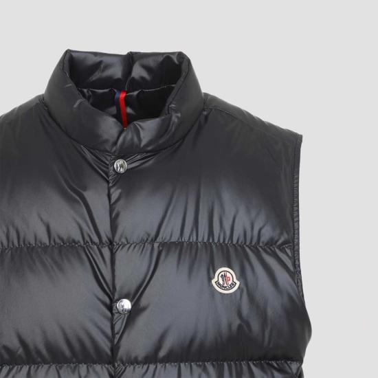 몽클레어 베스트 몽클레르 레스티고 질레 블랙 - MONCLER