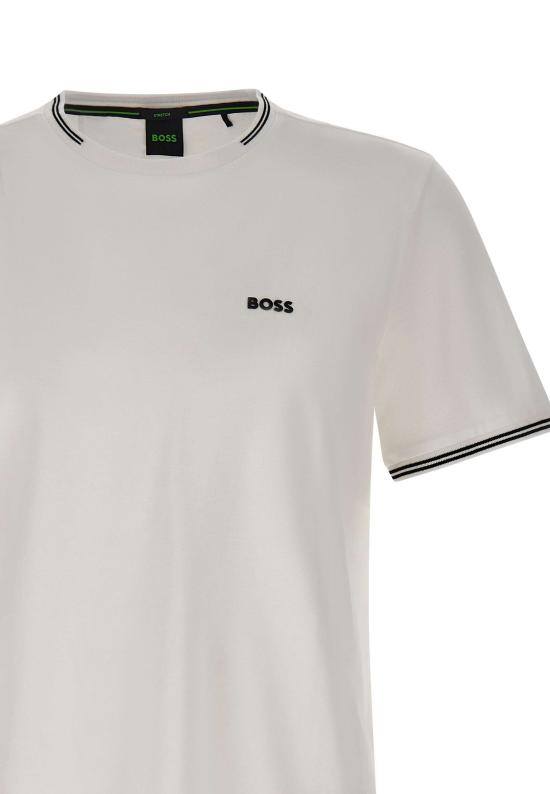 26SS 보스 반팔 티셔츠 50521245 100 White - BOSS