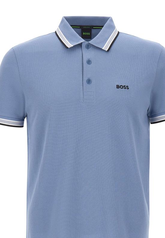 26SS 보스 폴로 티셔츠 50469055 462 LIGHT BLUE - BOSS