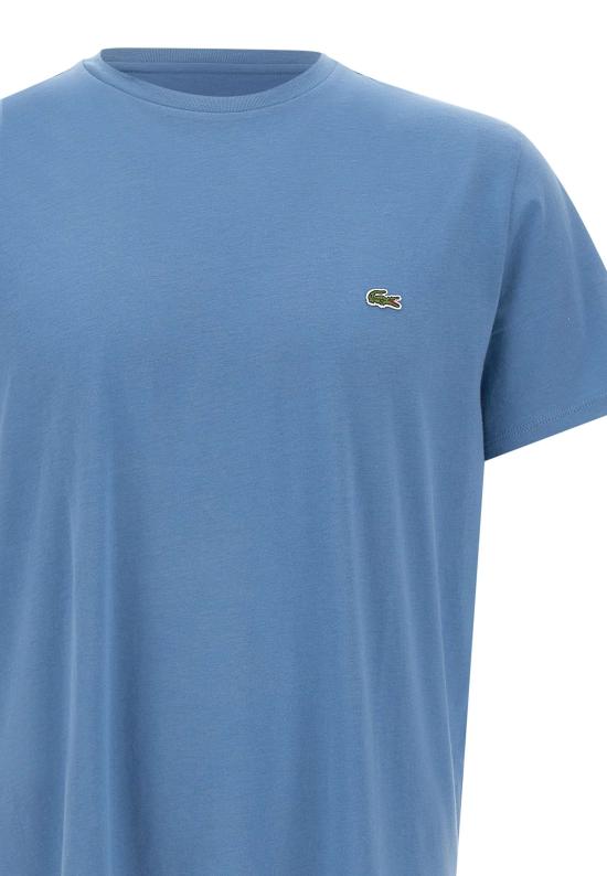 26SS 라코스테 피마 코튼 저지 크루넥 티셔츠 TH6709 JBK Blue - LACOSTE