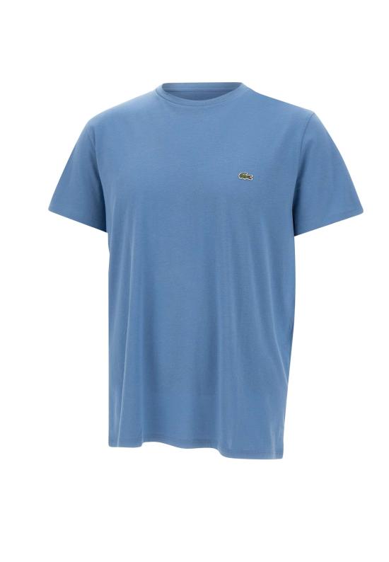 26SS 라코스테 피마 코튼 저지 크루넥 티셔츠 TH6709 JBK Blue