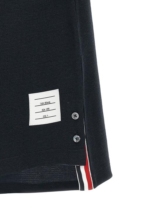 26SS 톰브라운 폴로 티셔츠 MJP244E J0251 415 NAVY DOM - THOM BROWNE