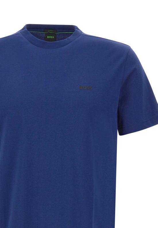 26SS 보스 반팔 티셔츠 50506373 421 Blue - BOSS