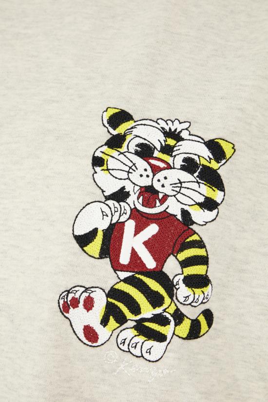 26SS 겐조 반팔 티셔츠 FG5 5TS404 4SY 93 PALE GREY DOM - KENZO