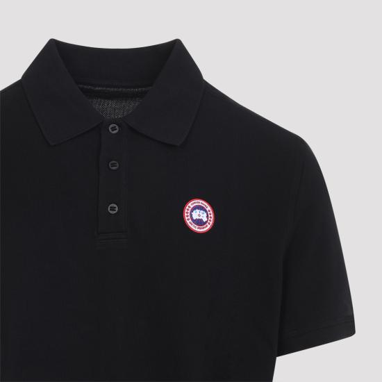 26SS 캐나다구스 폴로 티셔츠 1600M 9061 BLACK DOM - CANADA GOOSE