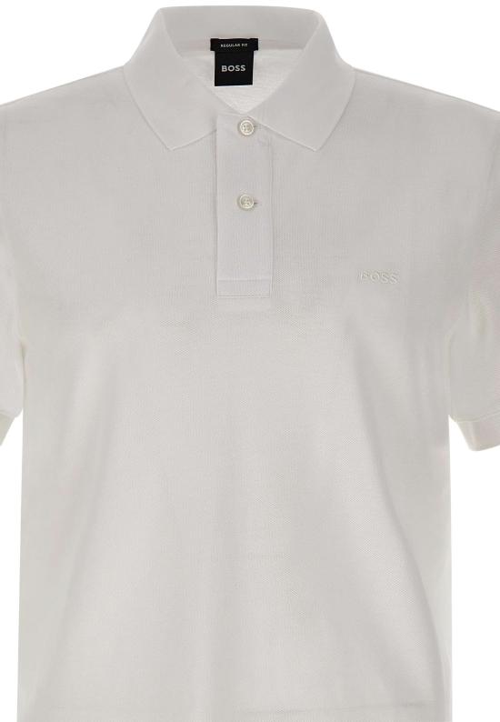 26SS 보스 폴로 티셔츠 50553564 100 White - BOSS