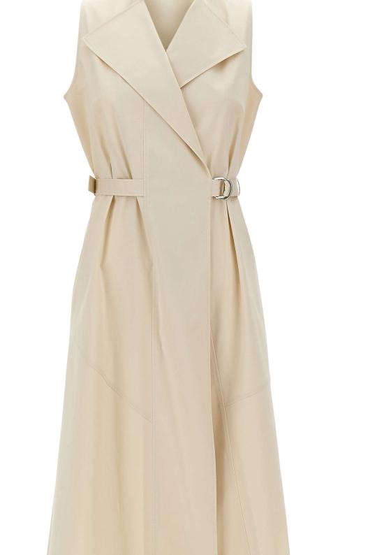 26SS 보스 미디 원피스 50557446 131 Beige - BOSS