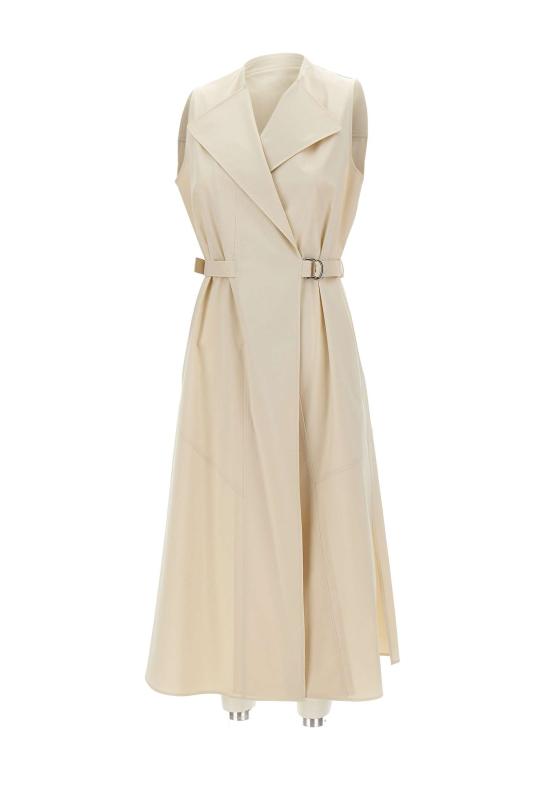 26SS 보스 미디 원피스 50557446 131 Beige