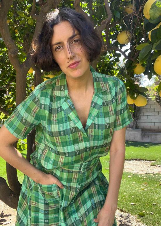  에이스 앤 지그 블라우스 에이스 & 지그 타시 탑 가든 - ACE & JIG