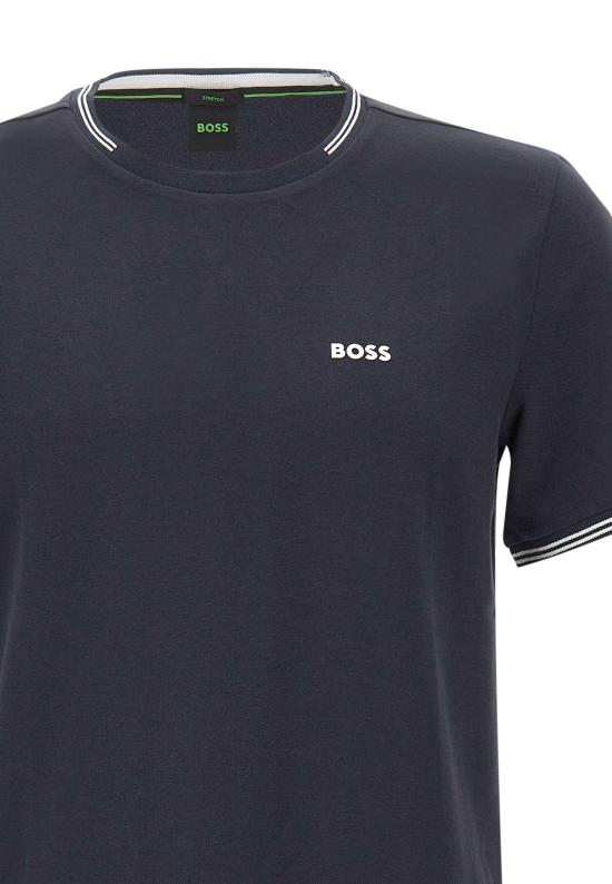 26SS 보스 반팔 티셔츠 50521245 402 Blue - BOSS