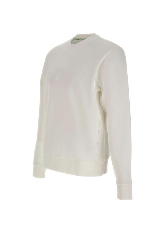 26SS 보스 긴팔 티셔츠 50555516 100 WHITE - BOSS