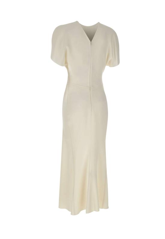 26SS 빅토리아 베컴 미디 원피스 1226WDR005227A IVORY White - VICTORIA BECKHAM