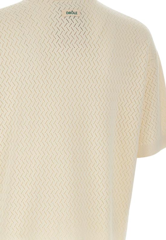 26SS 드롤드무슈 스웨터 PO202 CO292OW White - DROLE DE MONSIEUR