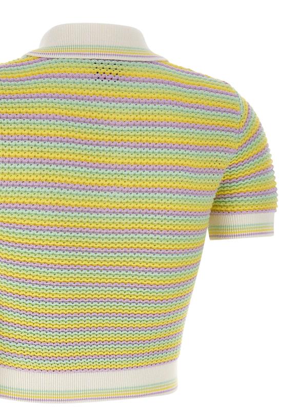 26SS 카사블랑카 폴로 티셔츠 WSS26KW1292 01 MultiColour - CASABLANCA