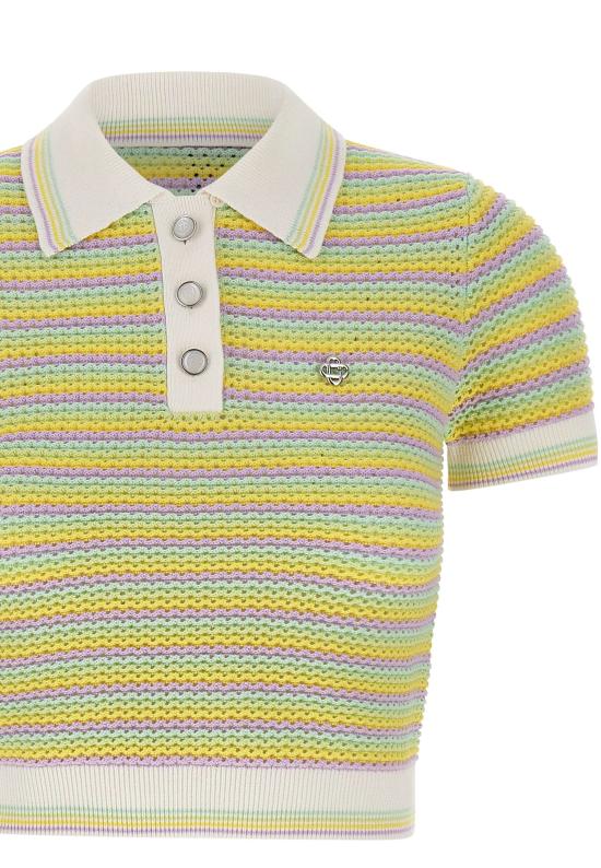 26SS 카사블랑카 폴로 티셔츠 WSS26KW1292 01 MultiColour - CASABLANCA