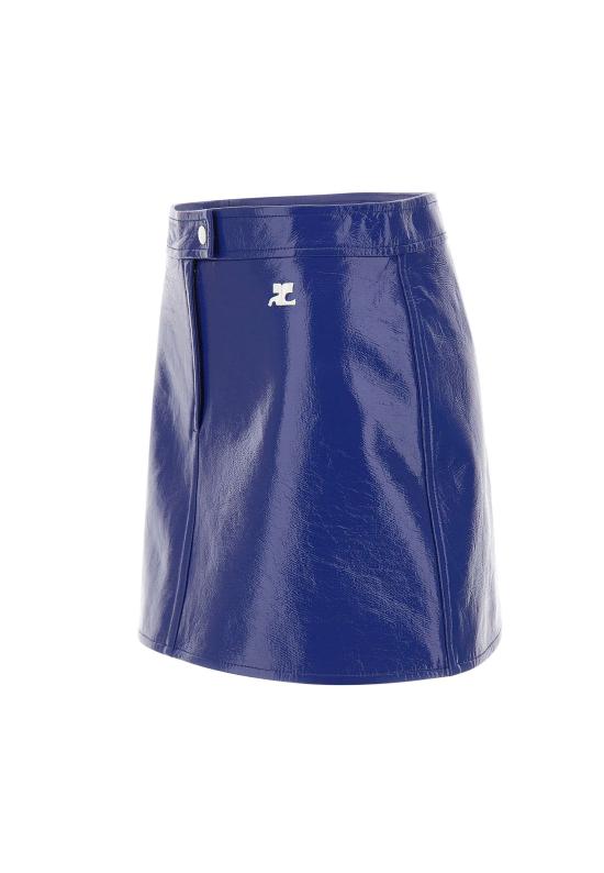 26SS 쿠레쥬 미디 스커트 223CJU001VY0014 7087 Blue - COURREGES