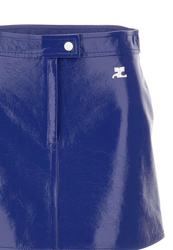 26SS 쿠레쥬 미디 스커트 223CJU001VY0014 7087 Blue - COURREGES