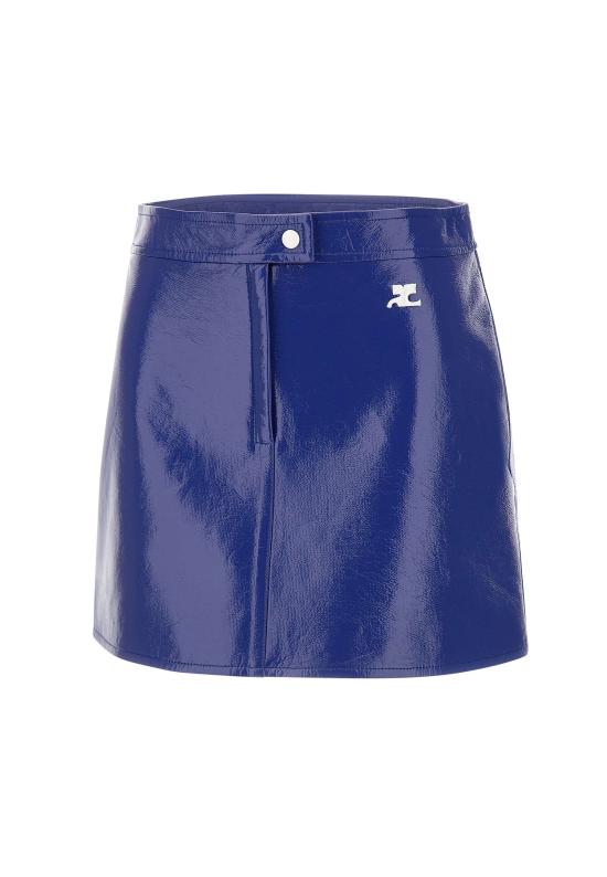 26SS 쿠레쥬 미디 스커트 223CJU001VY0014 7087 Blue