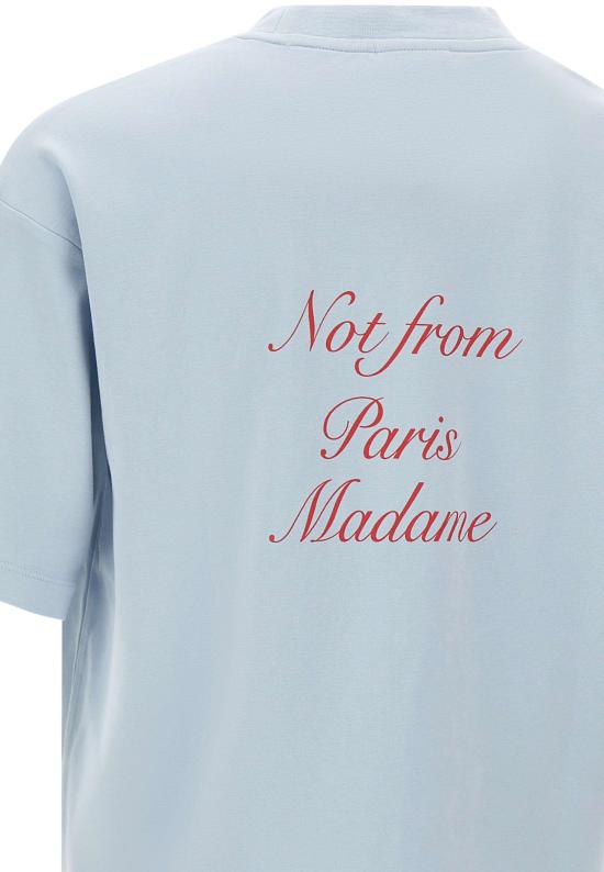 26SS 드롤드무슈 반팔 티셔츠 TS209 CO002LBE Blue - DROLE DE MONSIEUR