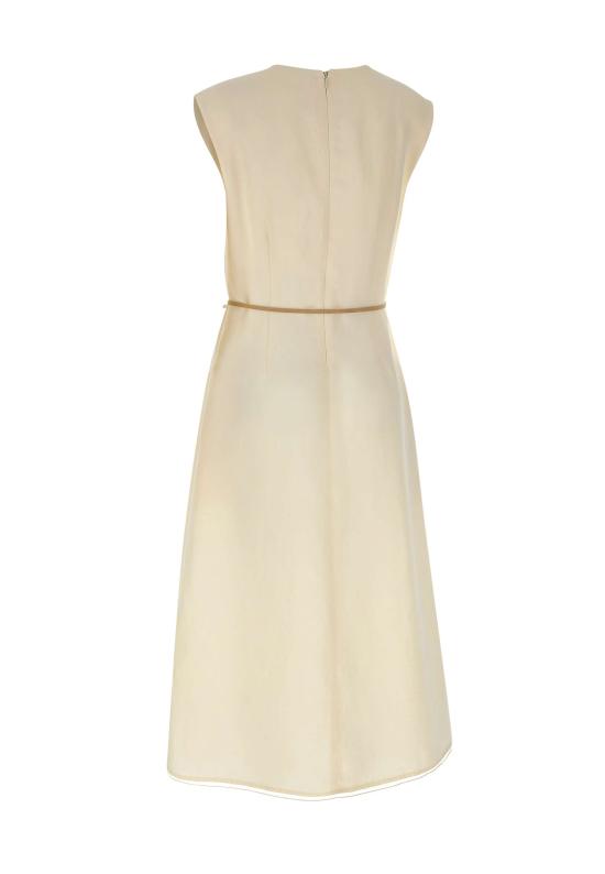 26SS 파비아나 필리피 미디 원피스 ABD276F620 M1480145 White - FABIANA FILIPPI