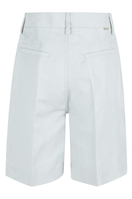  울리치 숏팬츠 비스코스 린넨 반바지, 알파인 툰드라 색상 - WOOLRICH