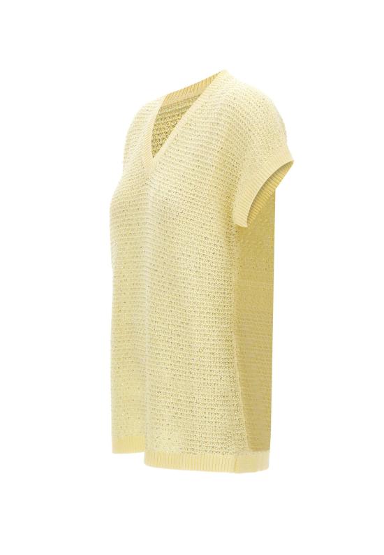 26SS 파비아나 필리피 스웨터 MAD276F531 M120VR2 Yellow - FABIANA FILIPPI