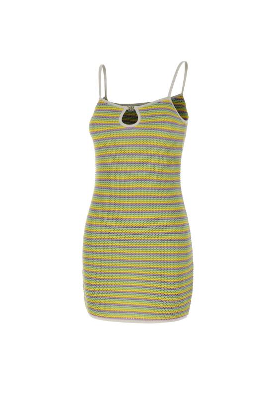 26SS 카사블랑카 미디 원피스 WSS26KW1291 01 MultiColour