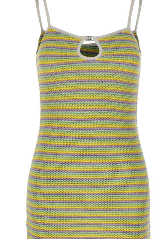 26SS 카사블랑카 미디 원피스 WSS26KW1291 01 MultiColour - CASABLANCA