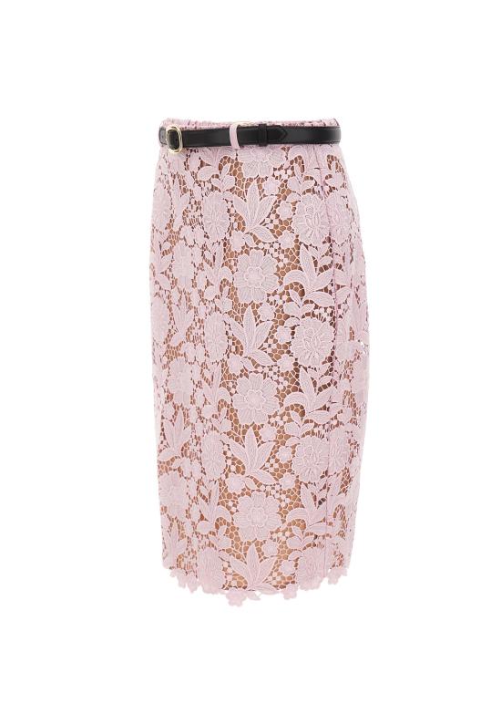 26SS 셀프 포트레이트 미디 스커트 182MSKP PINK Pink - SELF PORTRAIT