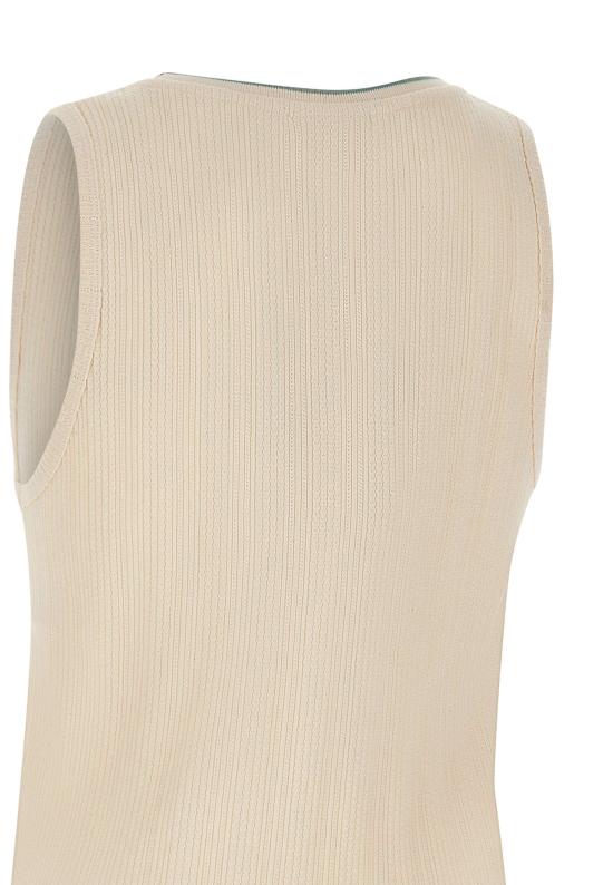 26SS 드롤드무슈 민소매 티셔츠 TS319 CO267OW White - DROLE DE MONSIEUR