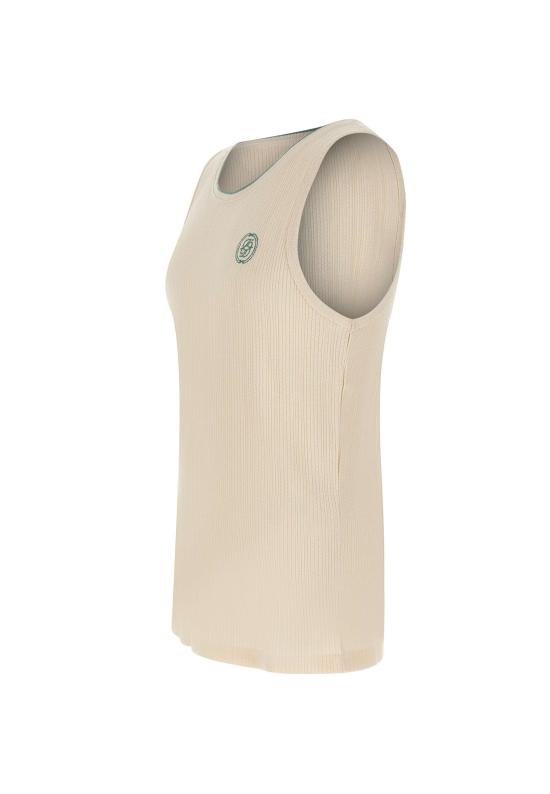 26SS 드롤드무슈 민소매 티셔츠 TS319 CO267OW White - DROLE DE MONSIEUR